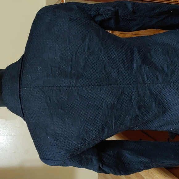 Juicy Couture y2k Vintage Textured Ruffled Bottom Suit Jacket S - Picture 6 of 14